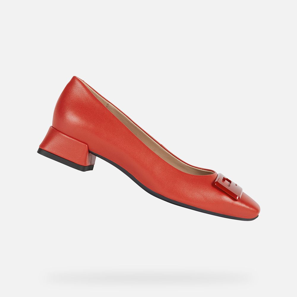 Ballerines Geox Vivyanne - Rouge - Femme 193752-BXE